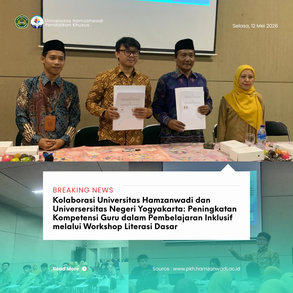 Kolaborasi Universitas Hamzanwadi dan UNY: Tingkatkan Kompetensi Guru dalam Pembelajaran Inklusif melalui Strategi Literasi Dasar